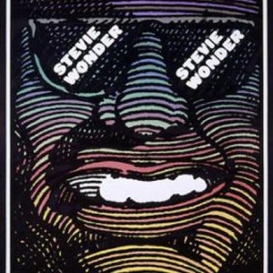 Stevie Wonder & Hugh Masakela. Milton Glaser. Original Poster. 1968
