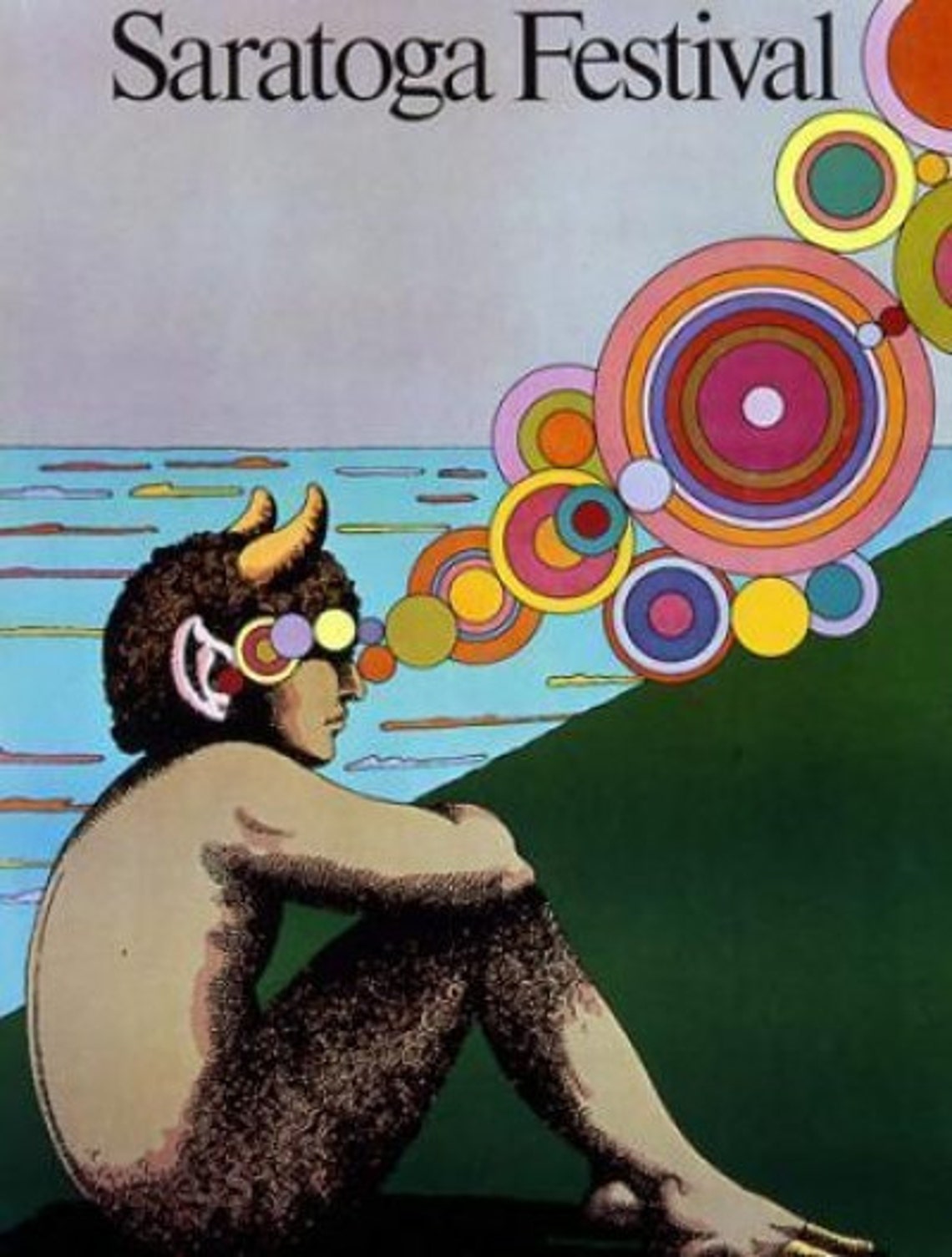 Saratoga Festival. Milton Glaser. Original Poster. 1980 Etsy