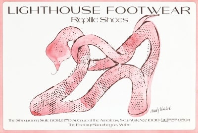 Lighthouse Footwear. Andy Warhol. Original Poster. 1979 - Etsy