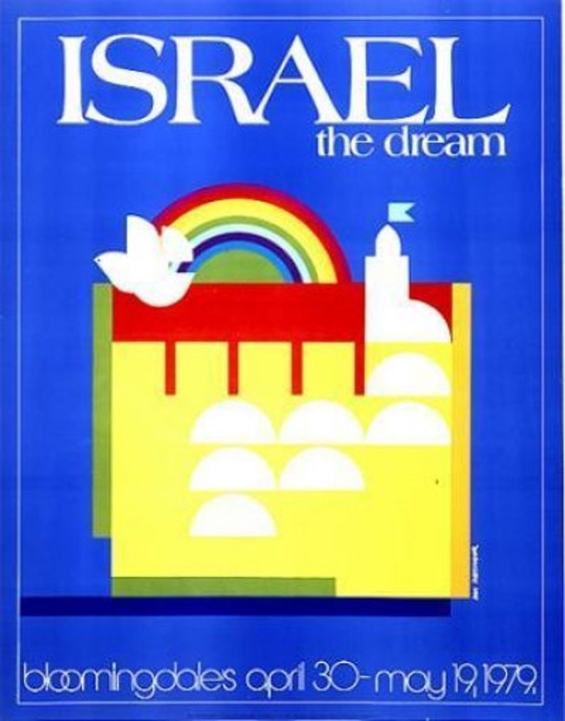 Israel The Dream. Original Poster. 1979 image 1