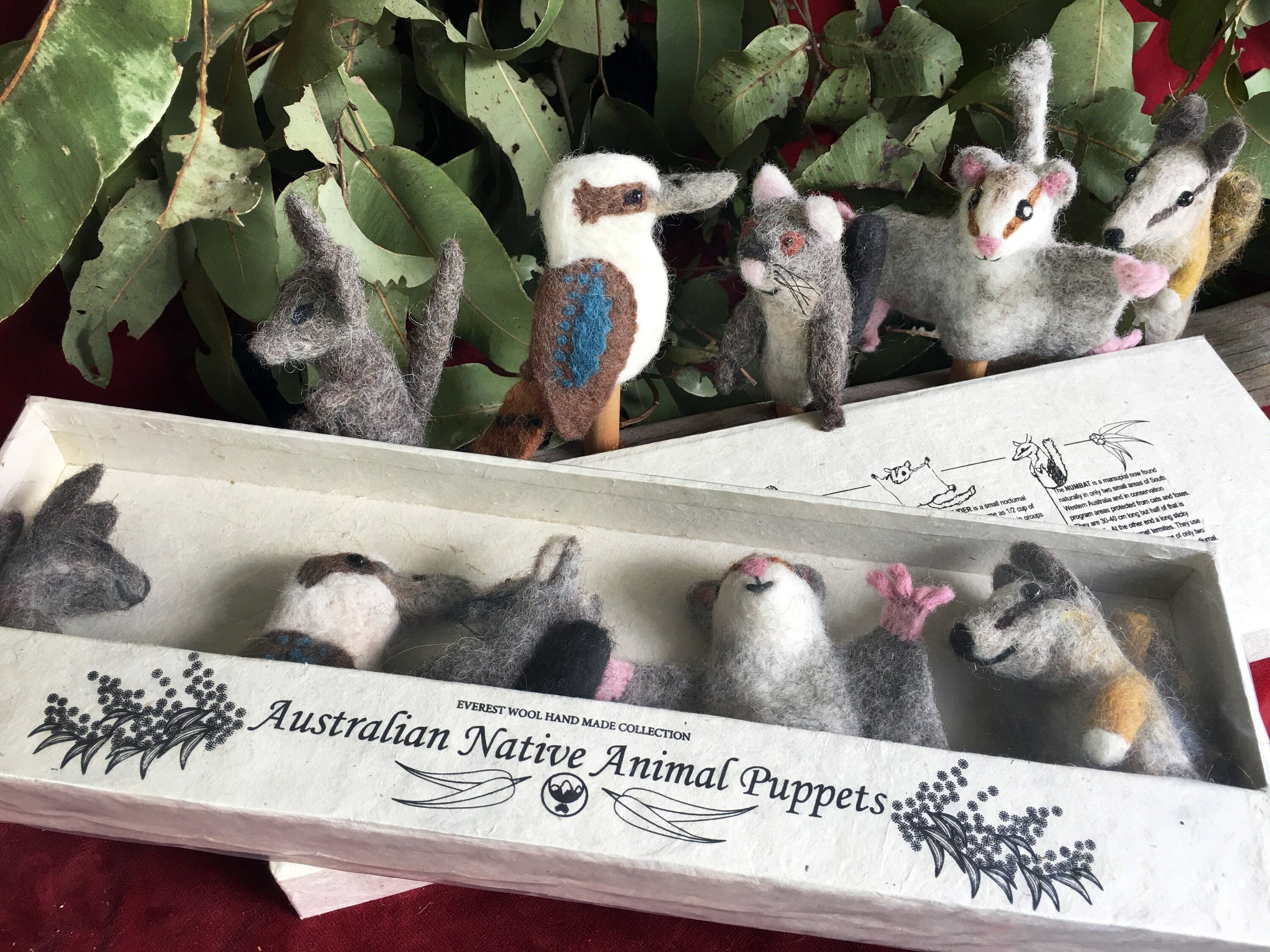 Australian animal cheap hand puppets