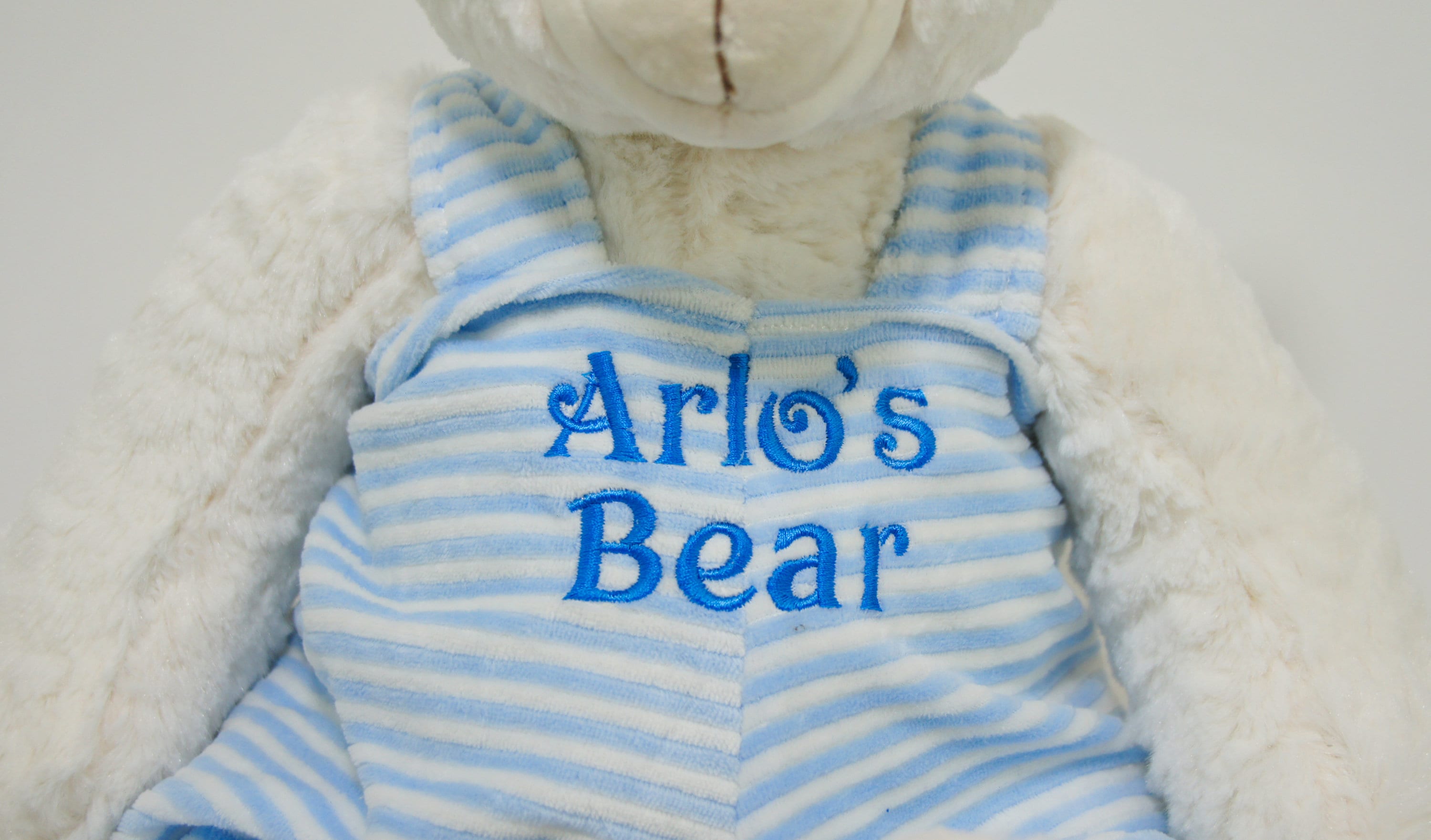 Teddy Bear With Blue Overalls Etsy