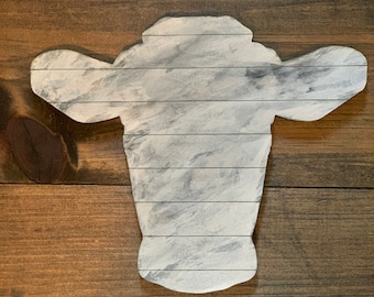 Laser ready Shiplap Cow SVG