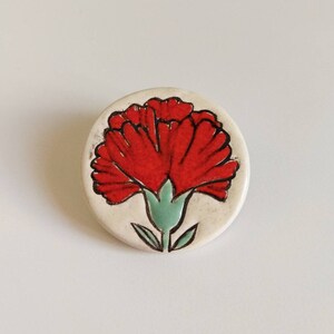 Carnation Brooch image 2