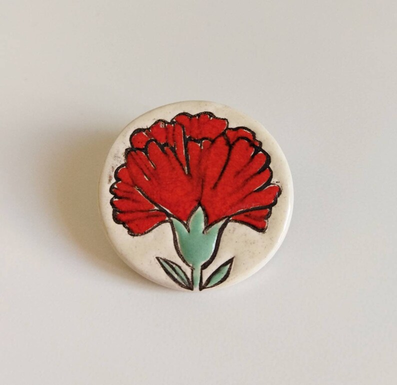 Carnation Brooch image 2