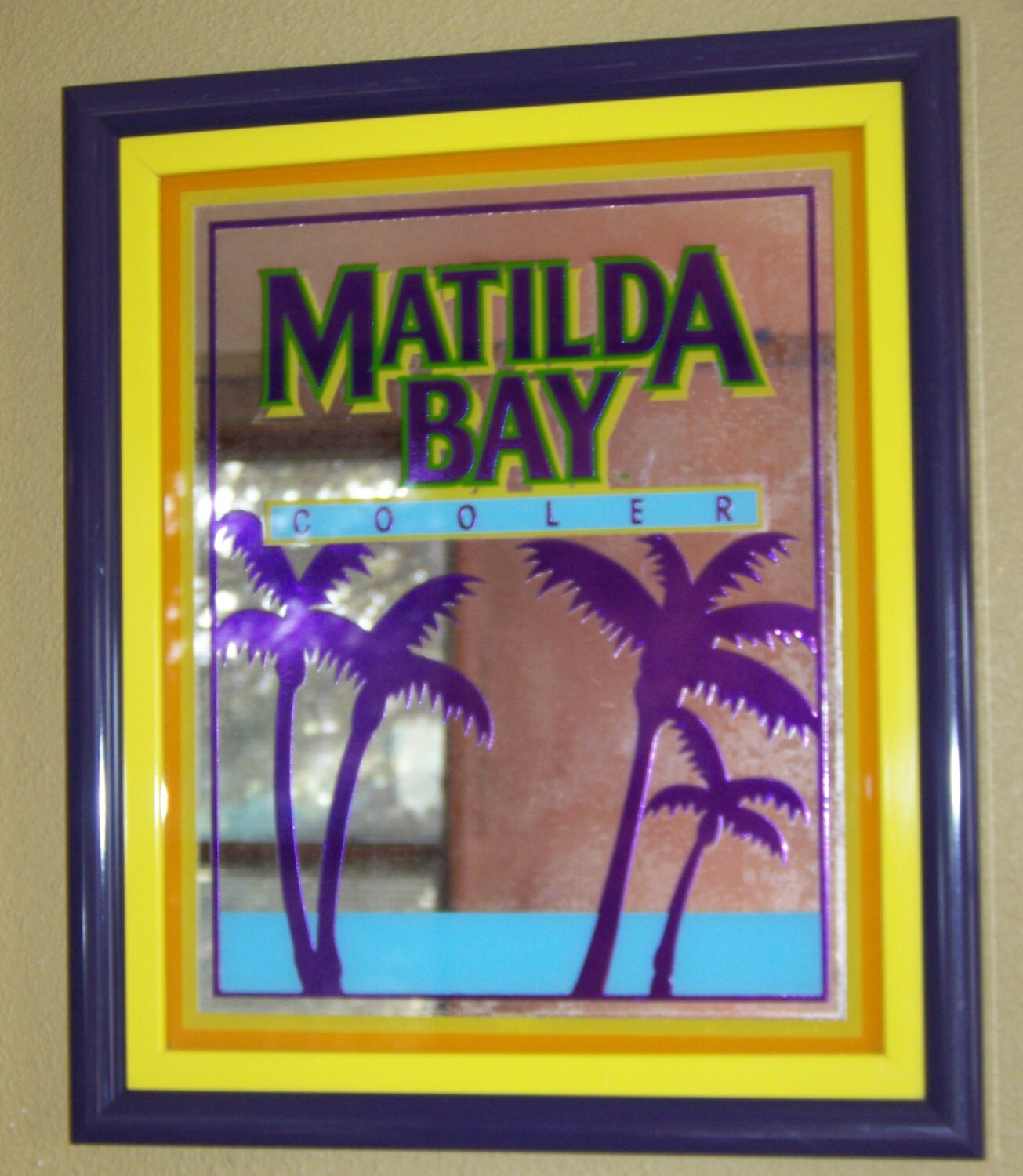 Matilda Bay Wine Cooler Framed Mirror Vintage Art Deco Etsy