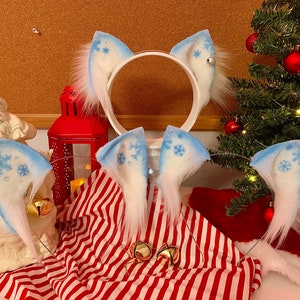 SnowFlake Kitten Ears