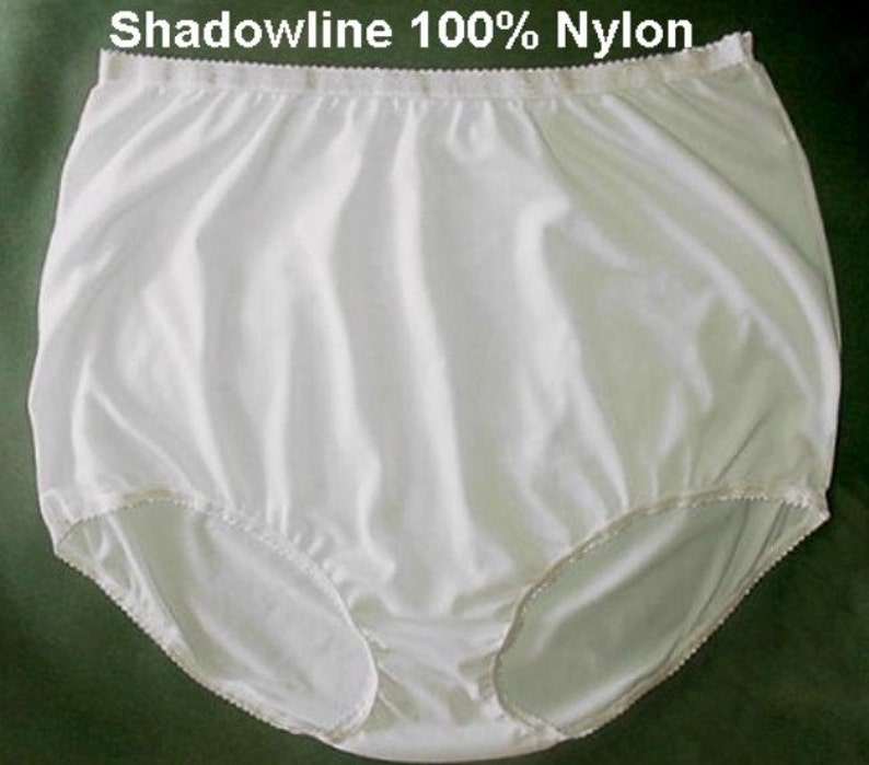 Vintage Panties Nylon Gusset Shadowline Bubble Brief Panty Etsy