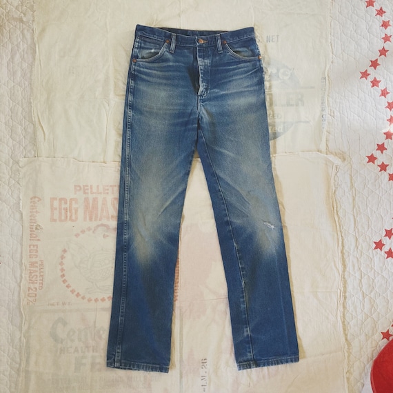 Vintage Perfectly Distressed Wranglers, High-Waist