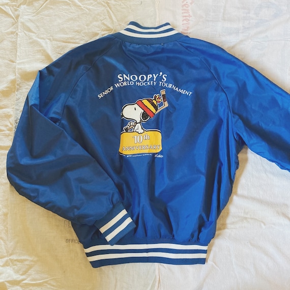 Vintage 80’s Snoopy Varsity Jacket, Baseball Jacke