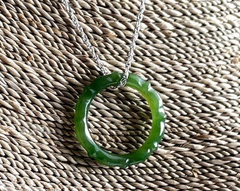 Jade Necklace - 23.5mm - Canadian Nephrite Jade