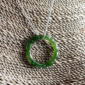Jade Necklace - 23.5mm - Canadian Nephrite Jade