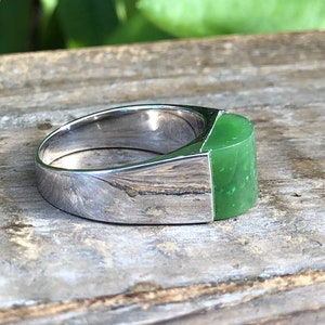 Canadian Nephrite Jade Ring, R0364 image 1