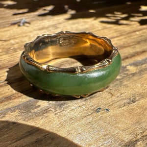 Vintage Canadian Nephrite Jade Ring - Limited Quantities