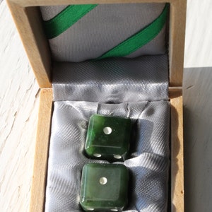 Canadian Nephrite Jade Dice Set of 2 image 6