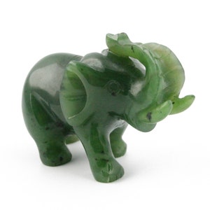 Canadian Jade Elephant Figurine multiple Sizes Available - Etsy