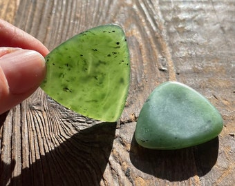 Jade Guitar Pick, Canadian Jade - sold individually