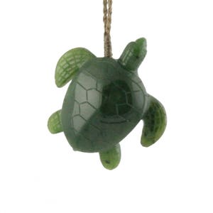 Jade Turtle Pendant, Canadian Nephrite Jade (Available in 2 sizes)