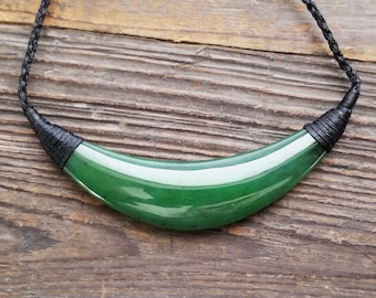 Canadian Nephrite Jade Necklace, 2045