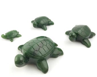Canadian Jade Turtle Figurine (available in multiple sizes)