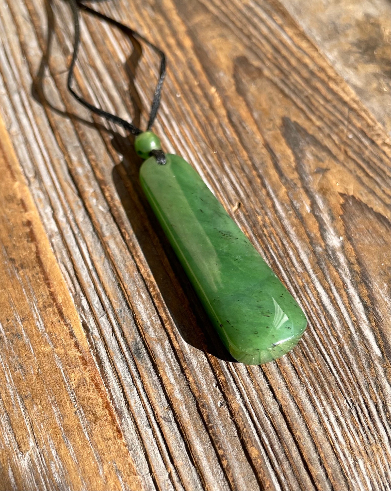 Canadian Nephrite Jade Drop Pendant 037621 Etsy