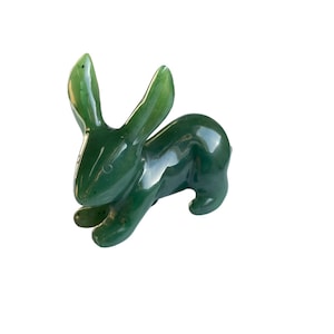 Canadian Nephrite Jade Jack Rabbit