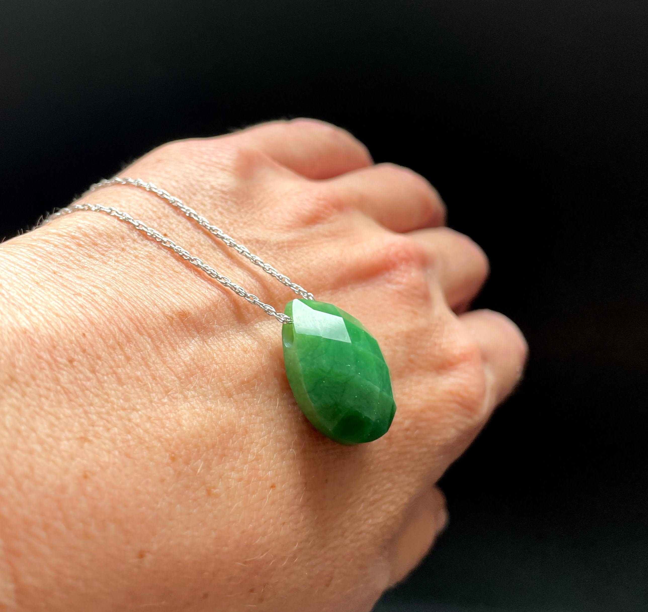 [COLD FRAME] / ☆ ETERNAL NEPHRITE JADE RED THREAD NECKLACE ETERNAL NEPHRITE JADE RED THREAD NECKLACE