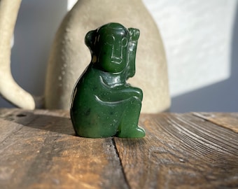 Jade Monkey " - Canadian Nephrite Jade