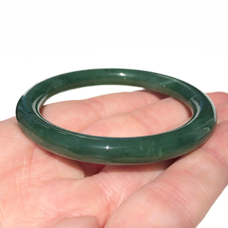 Child Size Jade Bangle 45mm Canadian Nephrite Jade Etsy