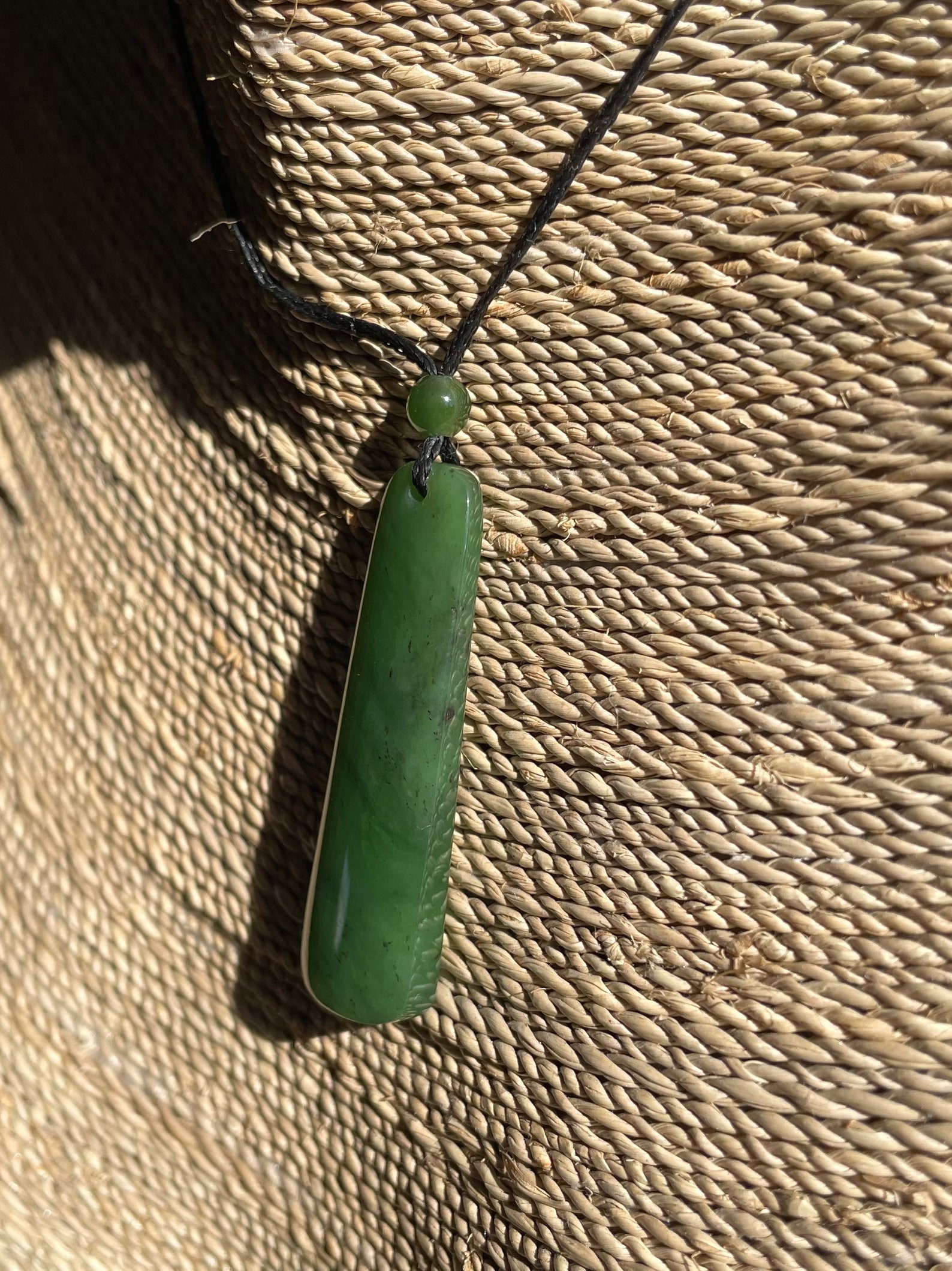 Canadian Nephrite Jade Drop Pendant 037621 Etsy