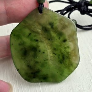 Polished Nephrite Jade Specimen Pendant, 50mm