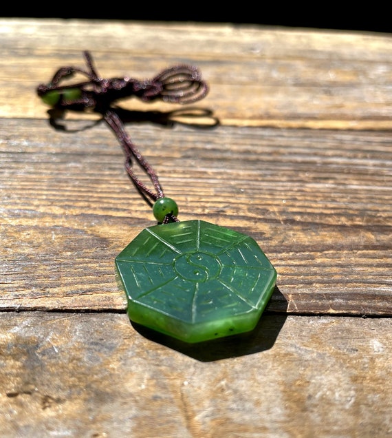 Yin yang hotsell jade pendant