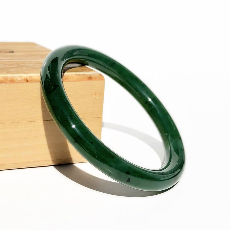 Child Size Jade Bangle 45mm Canadian Nephrite Jade Etsy