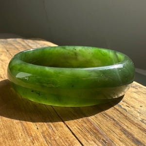 Nephrite Jade Bangle, 54 x 16mm