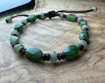 Canadian and Siberian Nephrite Jade Bracelet