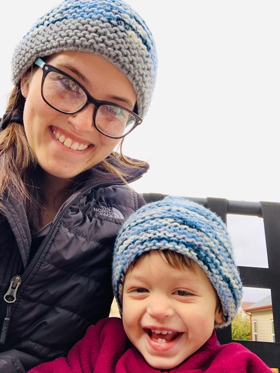 Mommy and Me tricot beanies/Christmas/fall/birthday/gift/back Etsy