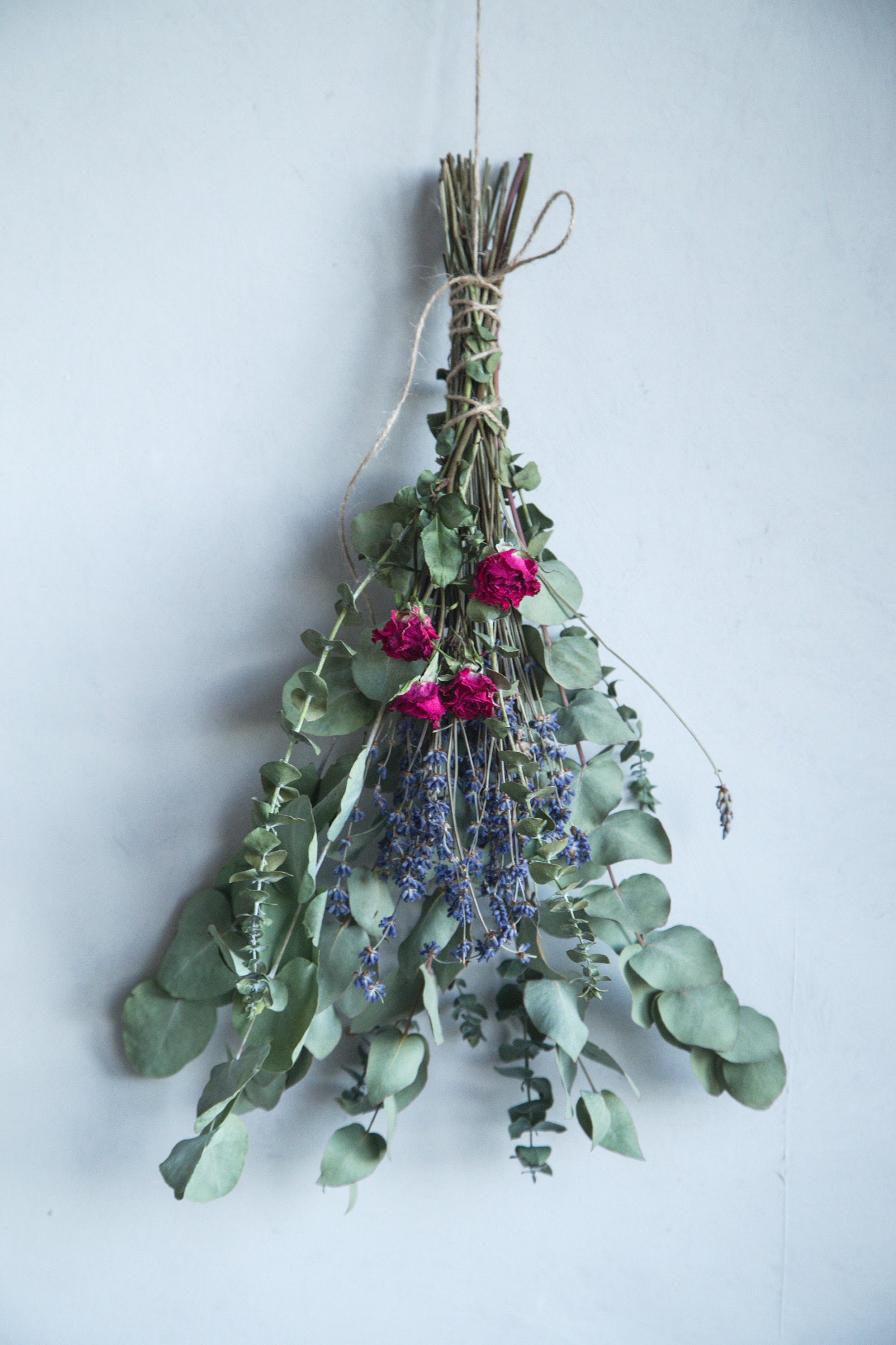 Natural Shower Eucalyptus Bunch With Dried Lavender | Shower Bundle ...