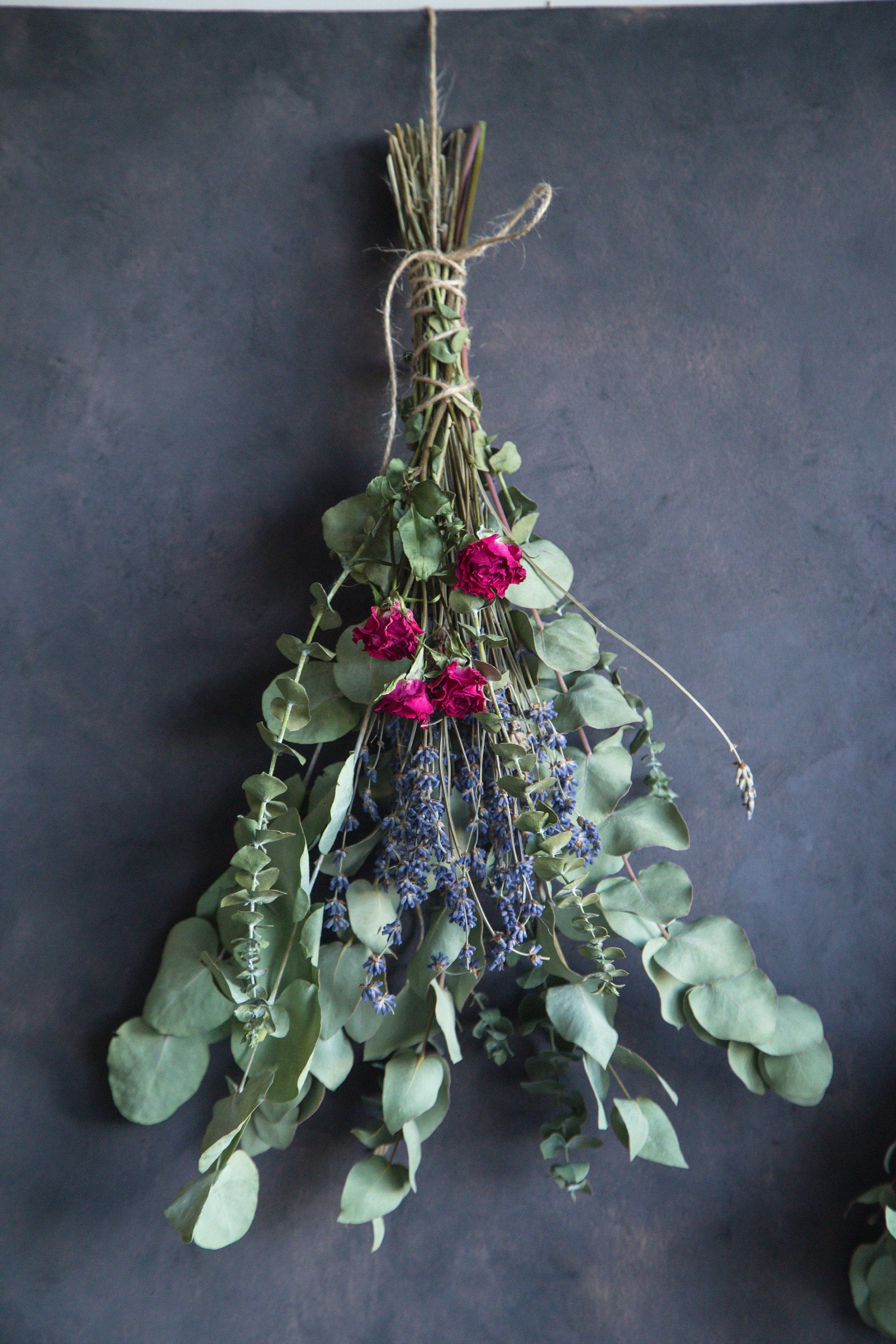 Natural Shower Eucalyptus Bunch With Dried Lavender | Shower Bundle ...