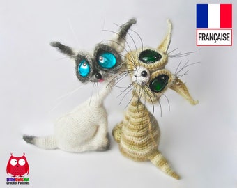 010FRM Siam le chat! Patron d’amigurumi au crochet. Fichier PDF. Par Pertseva Etsy