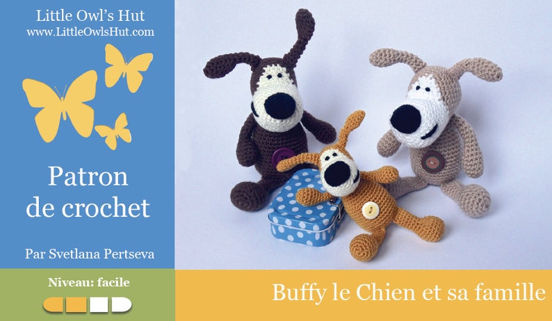 F01FRM Buffy the Dog Patron of crochet amigurumi. PDF file. | Etsy