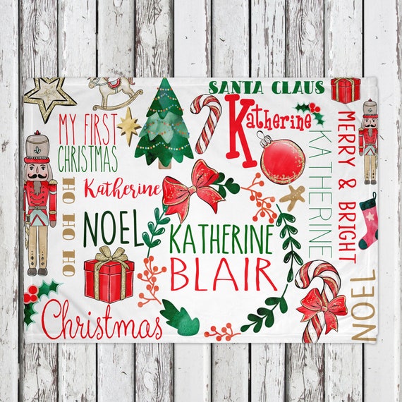 my first christmas blanket