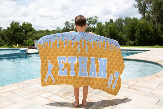 【 PROJECT】24SS★ Ice cream Bear Beach towel Island Life- White Beach Towel – ROARescue