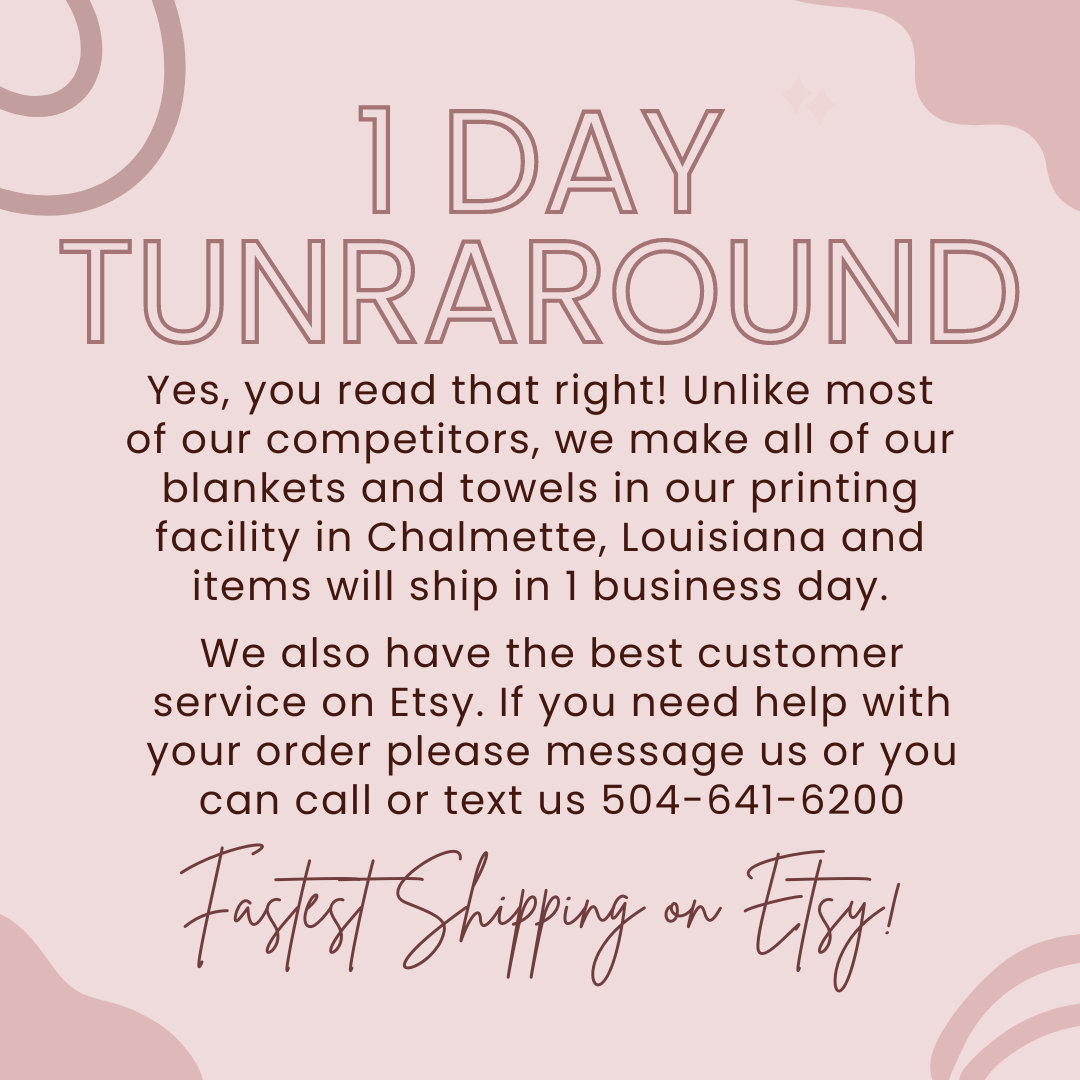 Personalized Daisy Blanket: Pink Minky Fleece Throw for Kids