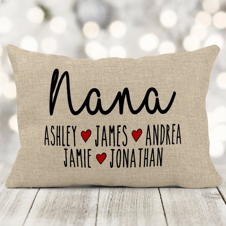 Personalized Grandparent Pillow GiftGift from Grandchildren Etsy