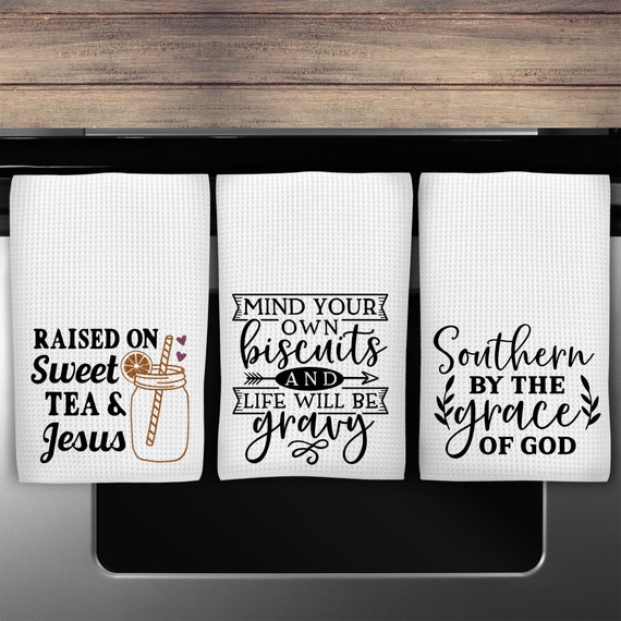 Father's Day Gift Funny Dish Towels Funny Kitchen Towels Housewarming Gift  Funny Towels Gift for Mom Wedding Gift Hand Towel 