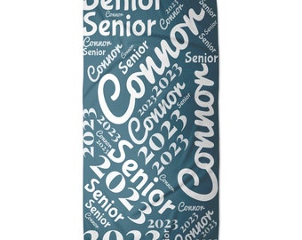 Senior 2023 Beach Towel | Personalized With Name and Class | Senior Class Gift | Custom Senior  Beach Towel | 51 Color to choose from