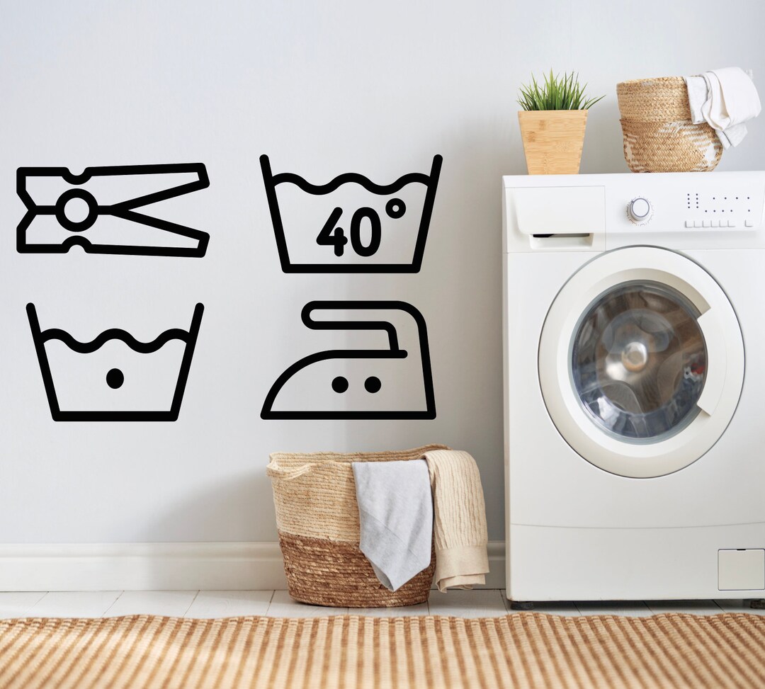 Wall Stickers Laundry Room XL Laundry Room Home Decoration Etsy Canada