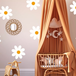Wandtattoo Gänseblümchen - Gänseblümchen Blumen Kinderzimmer