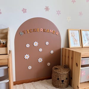 Magnetic chalkboard wall decal Magnetic wall decal playroom Montessori kids room Magnetic chalkboard for toddler gift - removable -