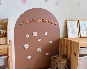Magnetic chalkboard wall decal Magnetic wall decal playroom Montessori kids room Magnetic chalkboard for toddler gift - removable -